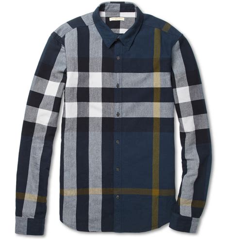 burberry blue shirt free shipping|burberry men's blue plaid scarf.